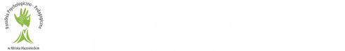 Logo poradni psychologiczno - pedagogicznej w Mińsku Mazowieckim